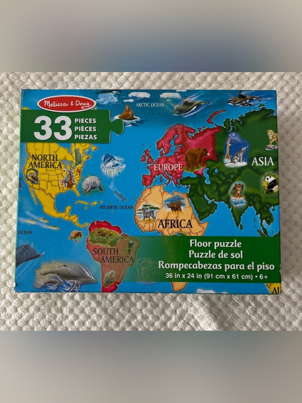 Melissa & Doug World Map floor puzzle